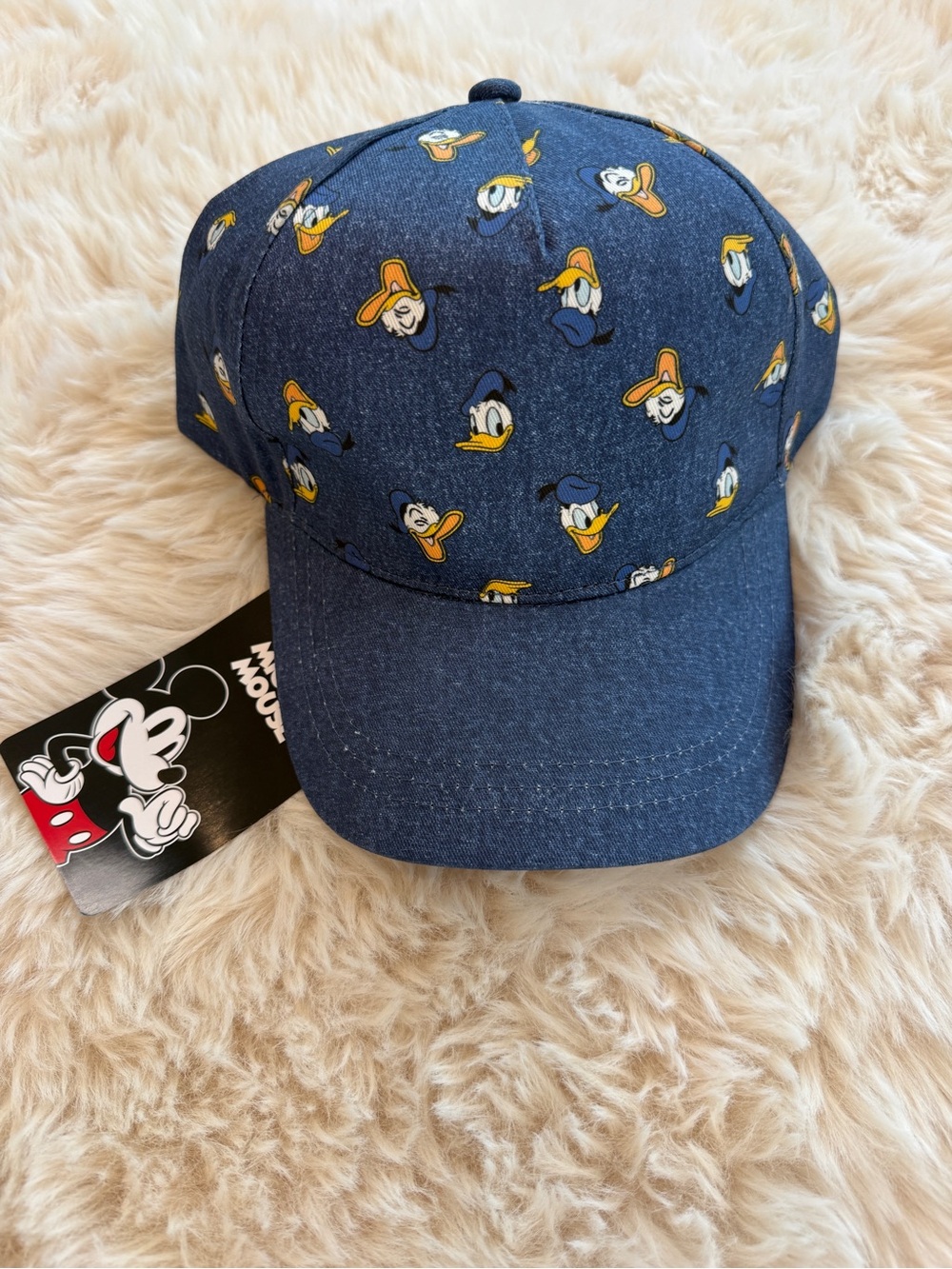 Disney Denim Donald Duck Cap - Blue Denim Chambray